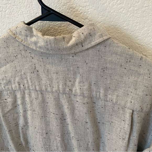 Bonobos Lightweight Slim Fit Flannel Shirt - Light Gray - Picture 5 of 5